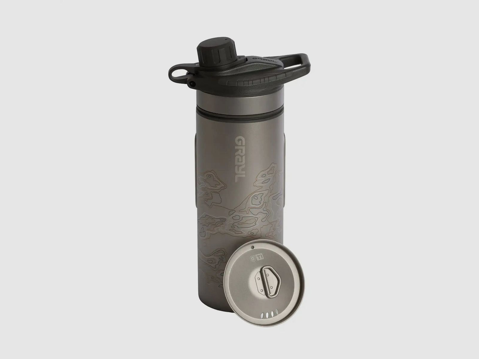 GRAYL GRAYL Water Filter GeoPress Purifier Titanium Bottle