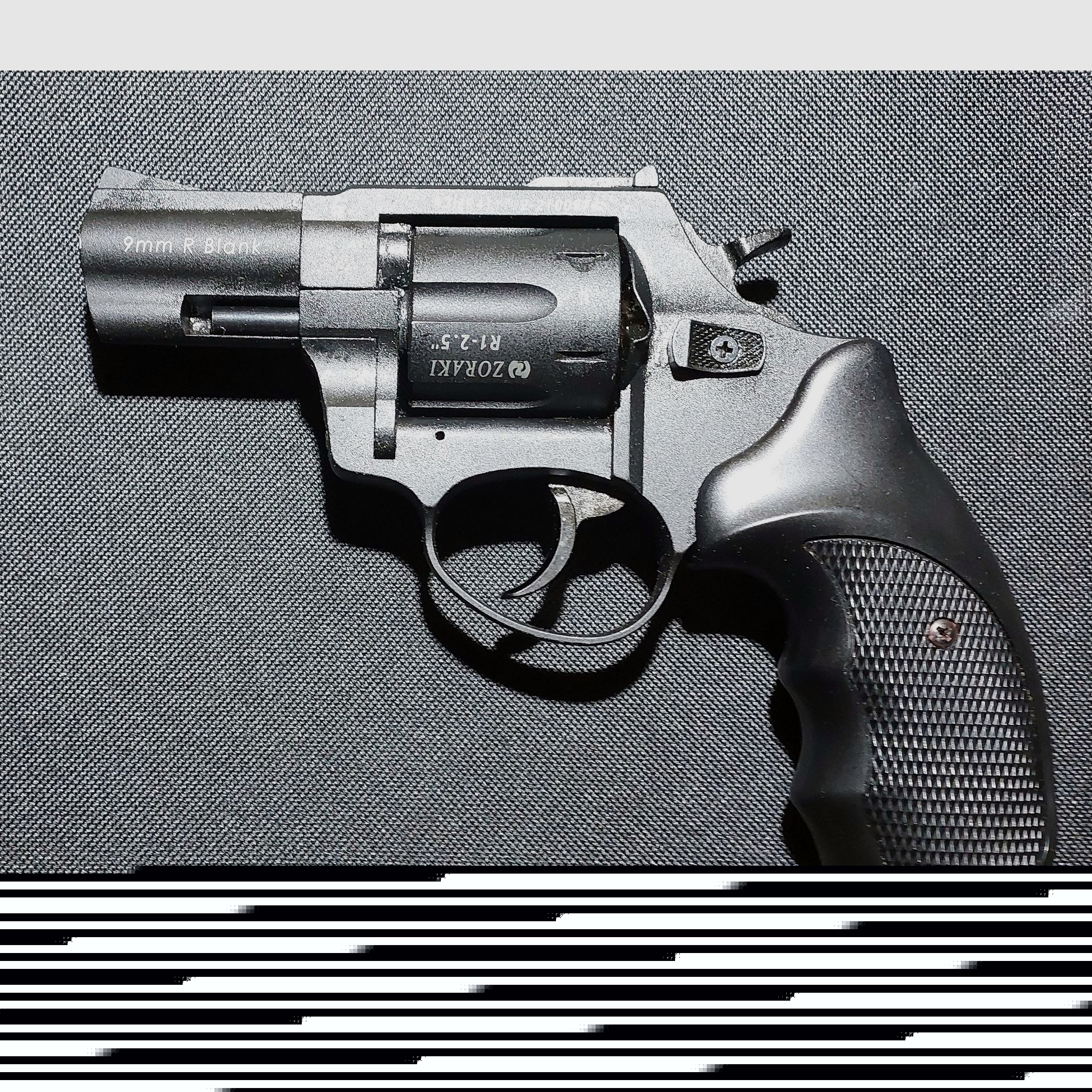 Zoraki R1 2,5 Zoll Schreckschuss-Revolver Kal. 9mm R.K. schwarz (PTB 1022)