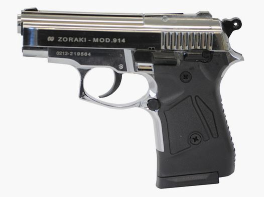 ESC Zoraki 914 chrome 9mm PAK armes à gaz et de signal
