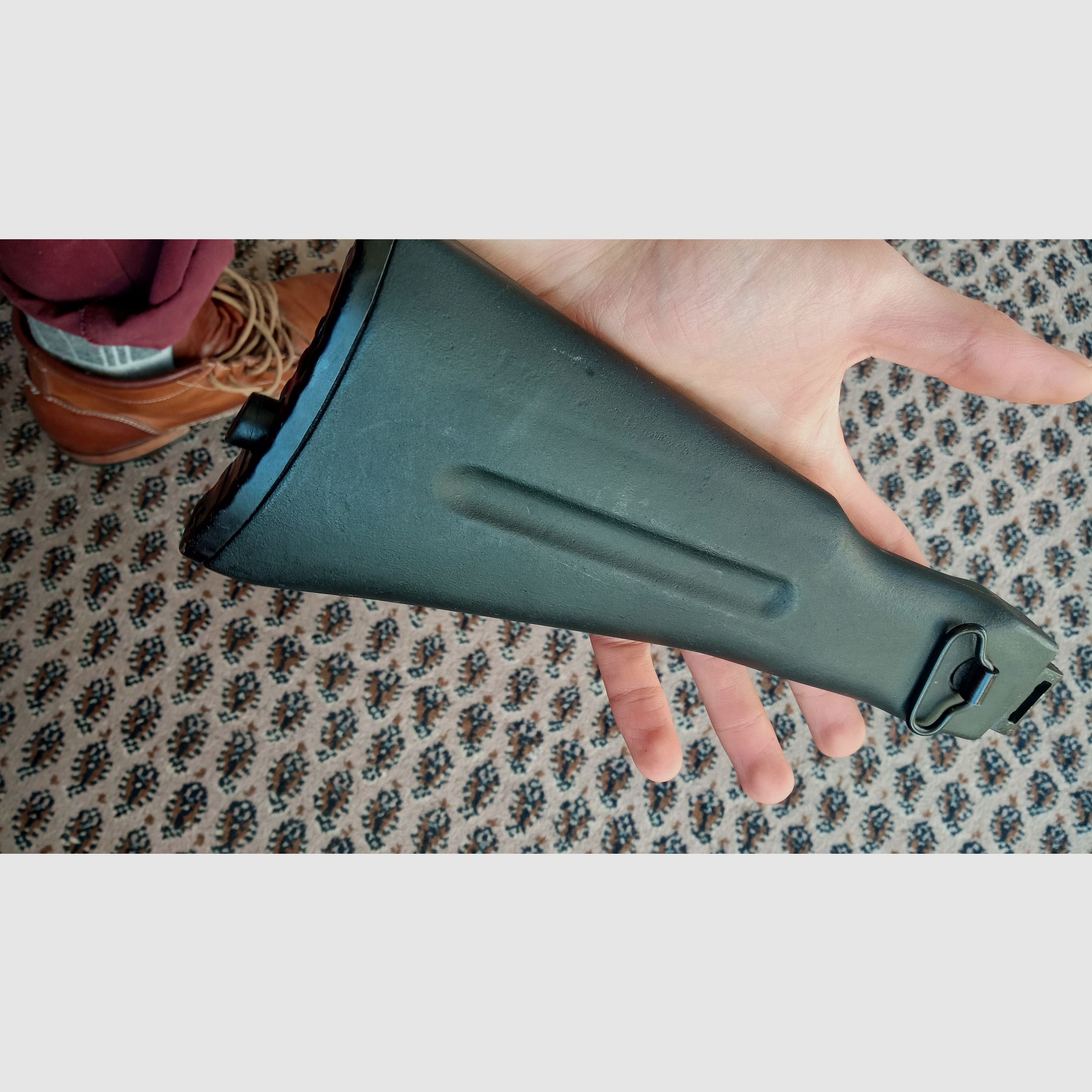 AK-100 de polímero ruso 5,5 mm con culata plegable / Fabricante Izhmash en Izhevsk / Culata plegable AK-74M Saiga