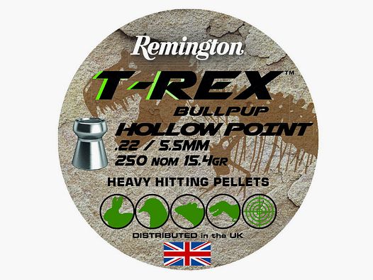 Remington T-Rex Bullpup Hollow Point Cal. .22 / 5.5mm, 250 shots