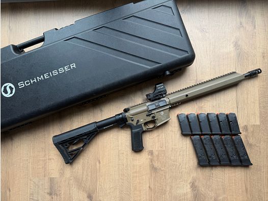 Schmeisser AR 15 - 9 // FDE // 14,5" // Sportief Toegestaan