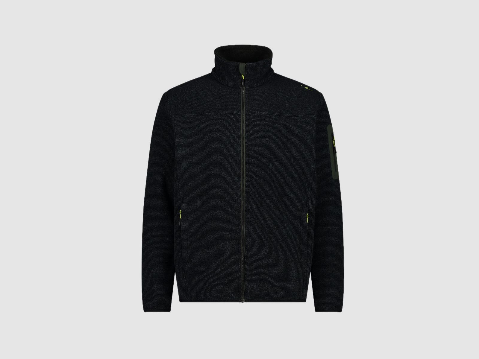 CMP Herren-Fleece Jacquard-Knit-Tech mit Rautenmuster