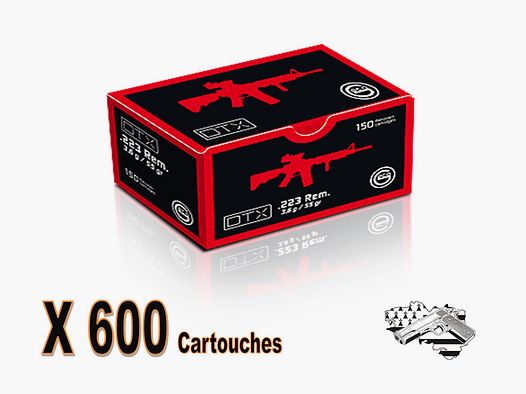 GECO .223 Rem FMJ DTX 55 grs par 600