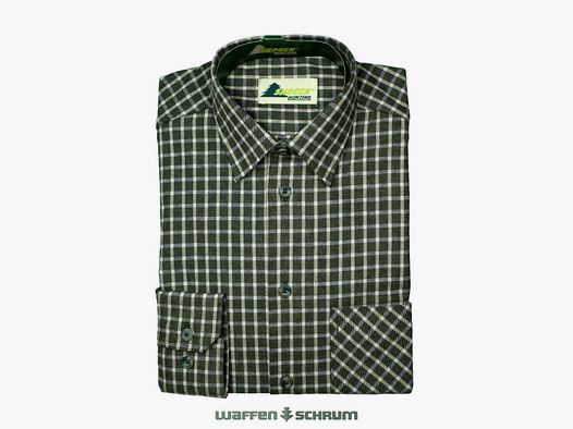 Camisa Skogen Hemd Kent Cuadros Dkl.-Oliva