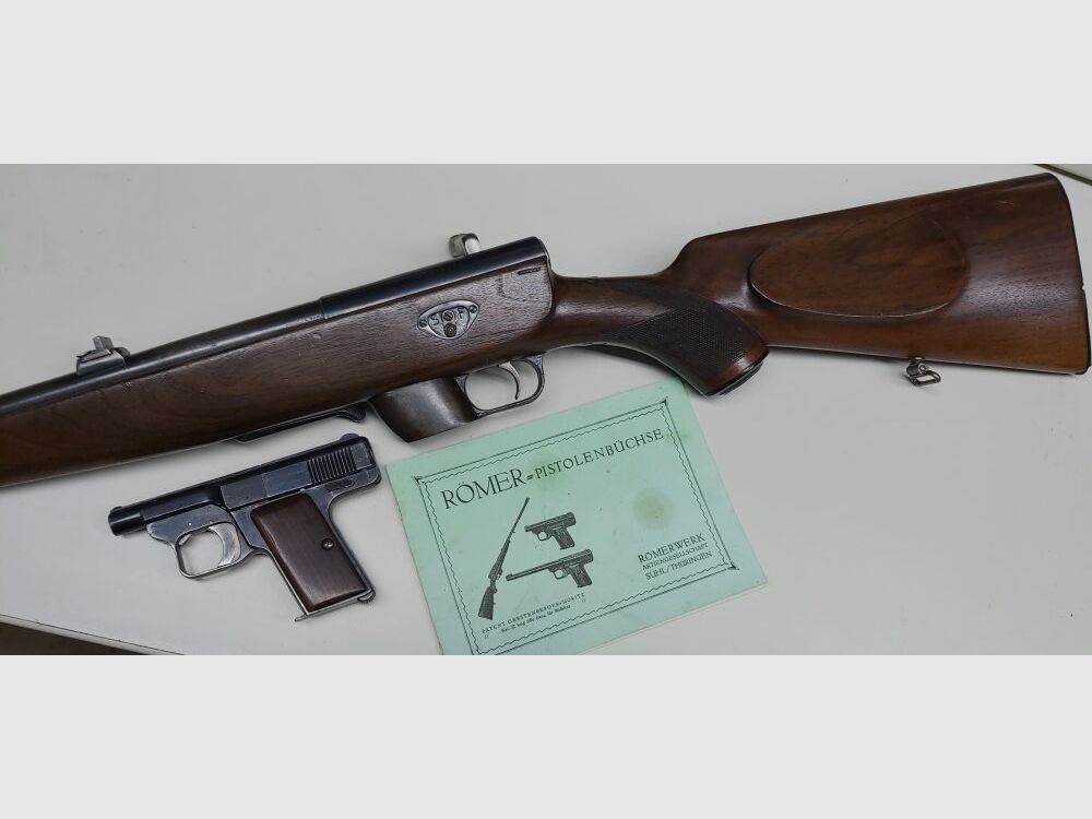 Römerwerk AG Suhl / Thüringen Römer-Pistolenbüchse Patent Gerstenberger-Moritz