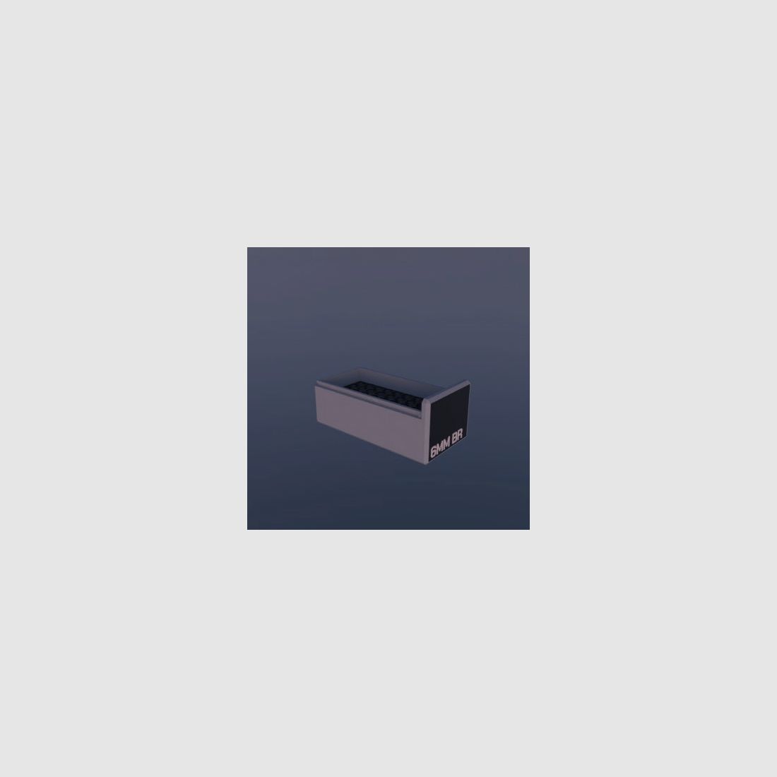 Filamelt Munitionsbox / 6mm BR Norma / ‘Schiebedeckel’ / Patronenbox, Ammo Box