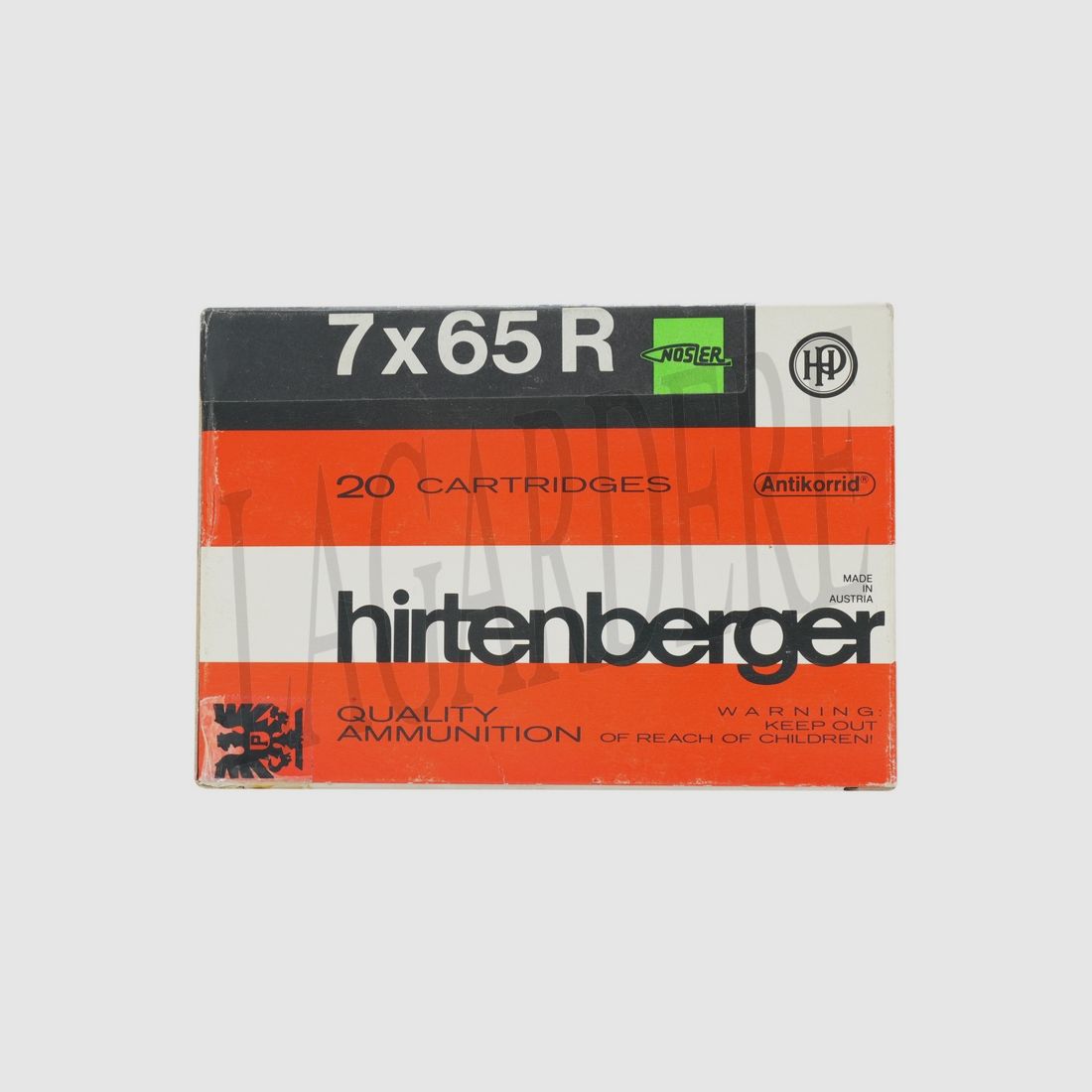 HIRTENBERGER NOSLER(CARTOUCHE A BALLE)