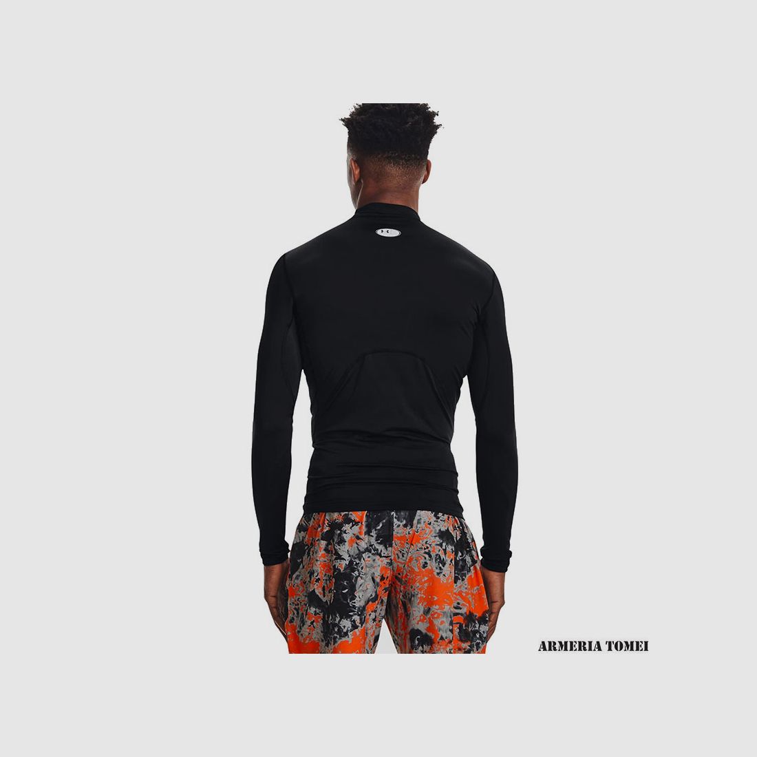 UNDER ARMOUR – MAN – LUPETTO COLDGEAR® ARMOUR COMPRESSION Zwart / Wit – 001, afbeelding 5 van 5