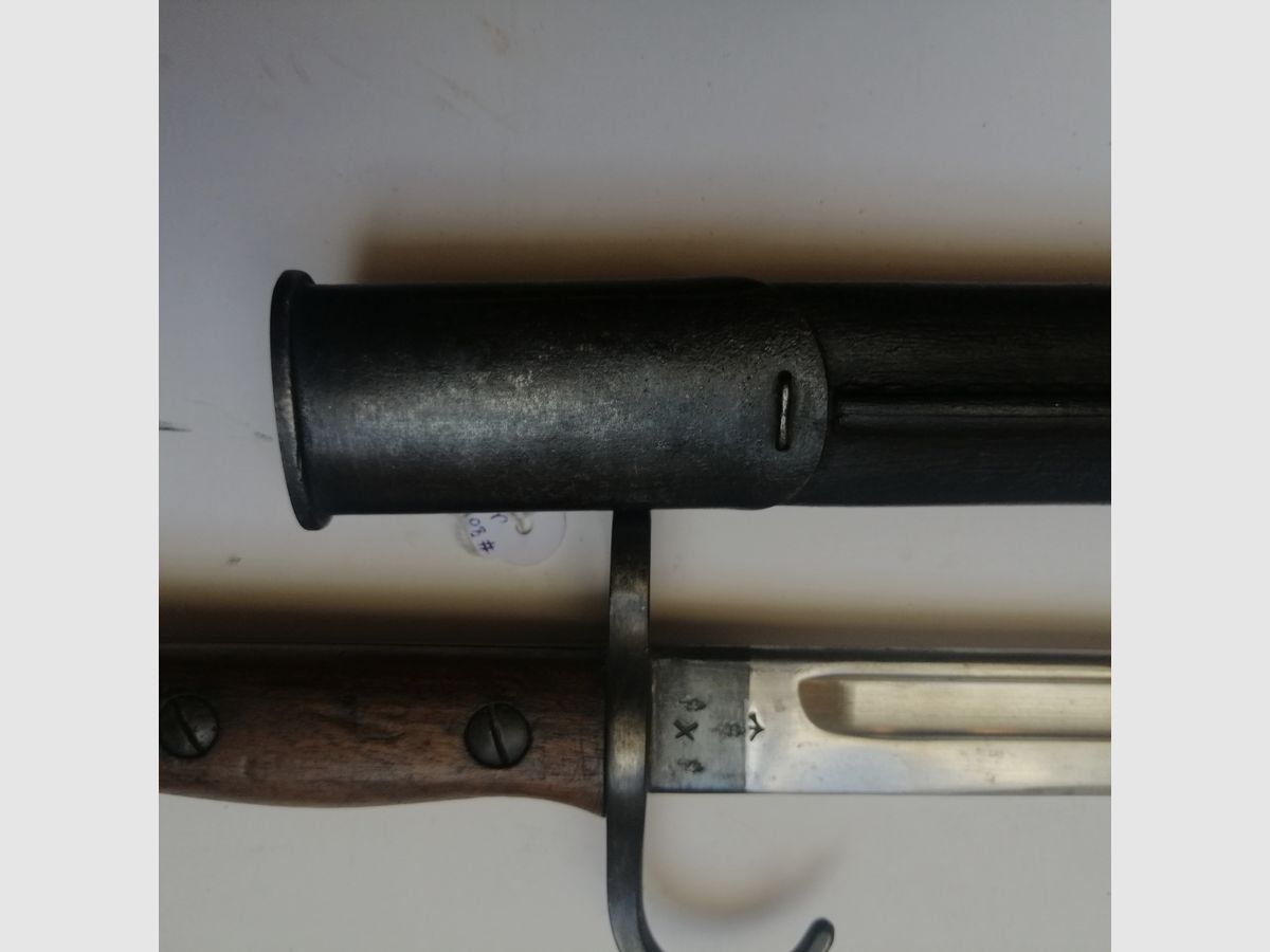 Zeldzame Britse bajonet 1907 quillon schede type 1 – Chapman – Royal Inniskilling – Bajonet 1907 quillon JAC MkI, afbeelding 11 van 26