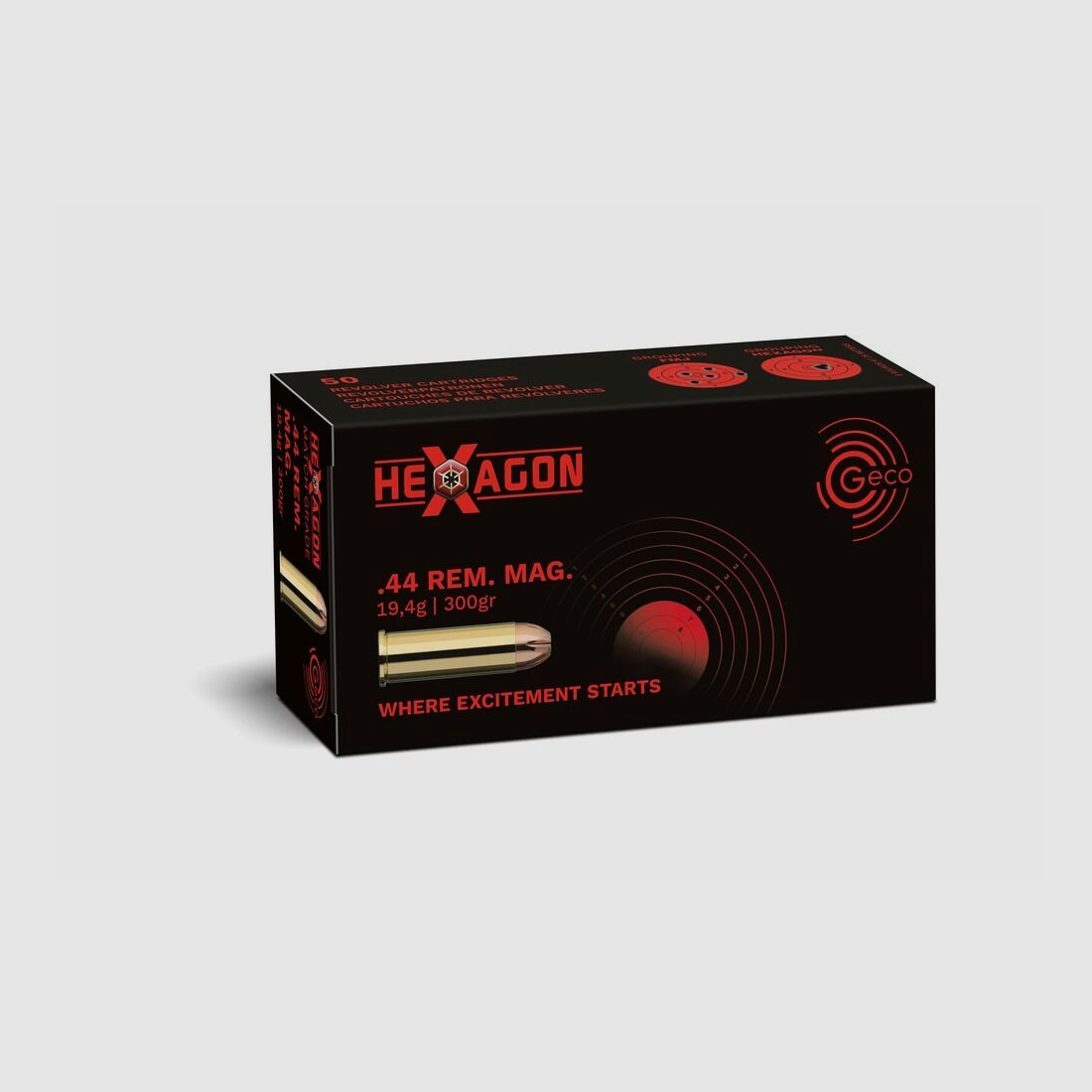Geco 300grs Hexagon 50STK