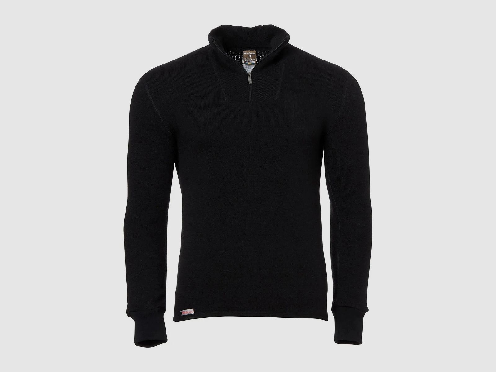 Woolpower Rollkragenpullover Zip Turtleneck 400 mit Reißverschluss