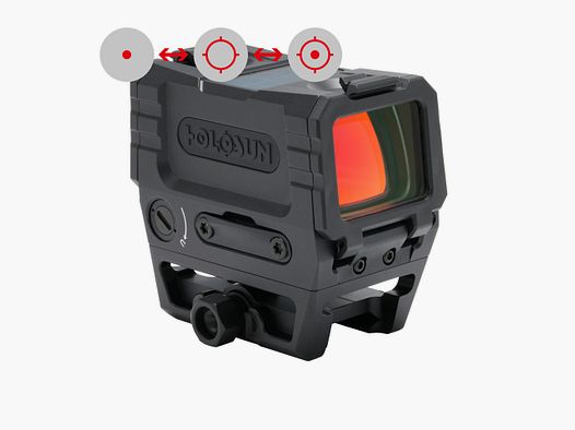 Holosun AEMS EVO Solar – 2 MOA / 65 MOA Circle Red-Dot