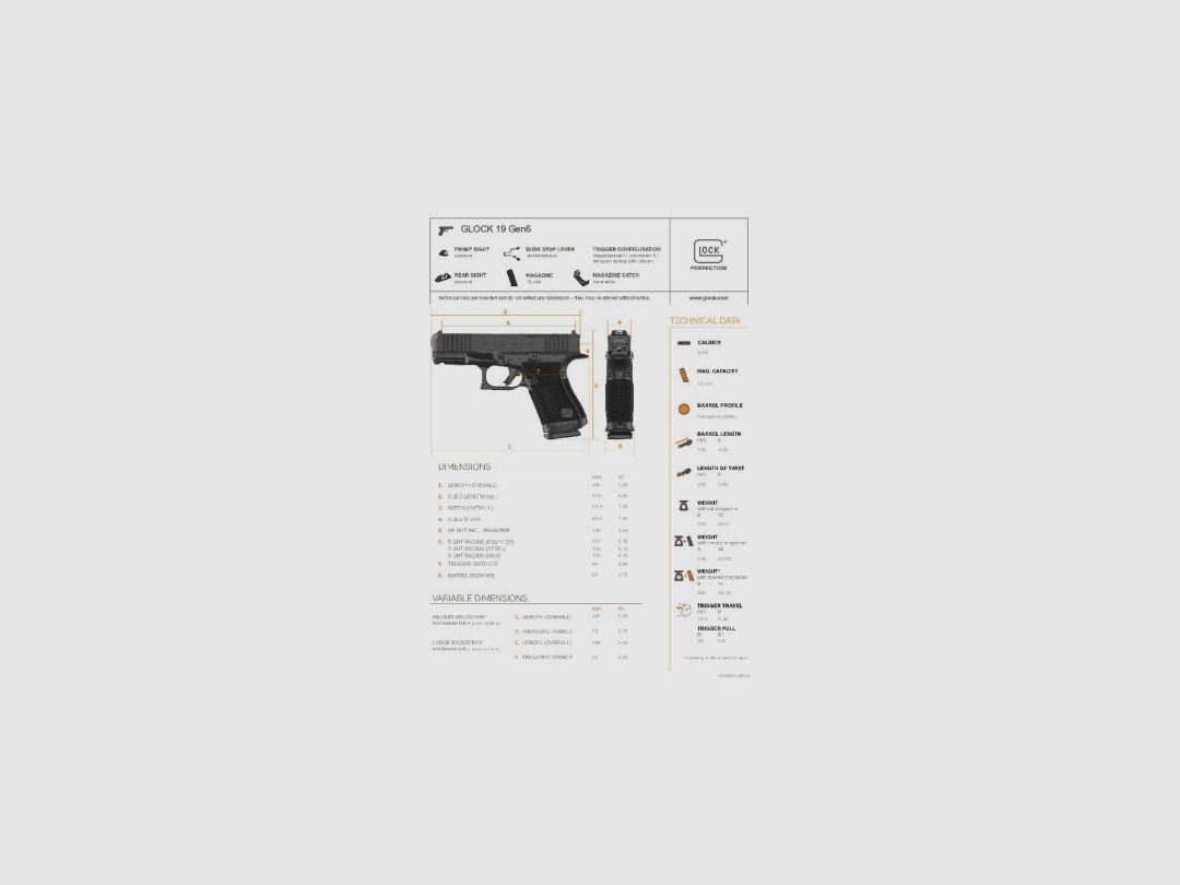 EINFÜHRUNGSANGEBOT! PISTOLE GLOCK 19 GEN6 KAL.9X19, Bild 5 von 11