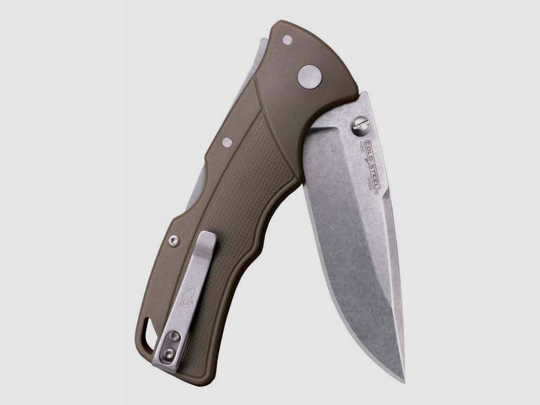 Cold Steel Verdict Taschenmesser, Spear Point, 4116SS, Flat Dark Earth Griff