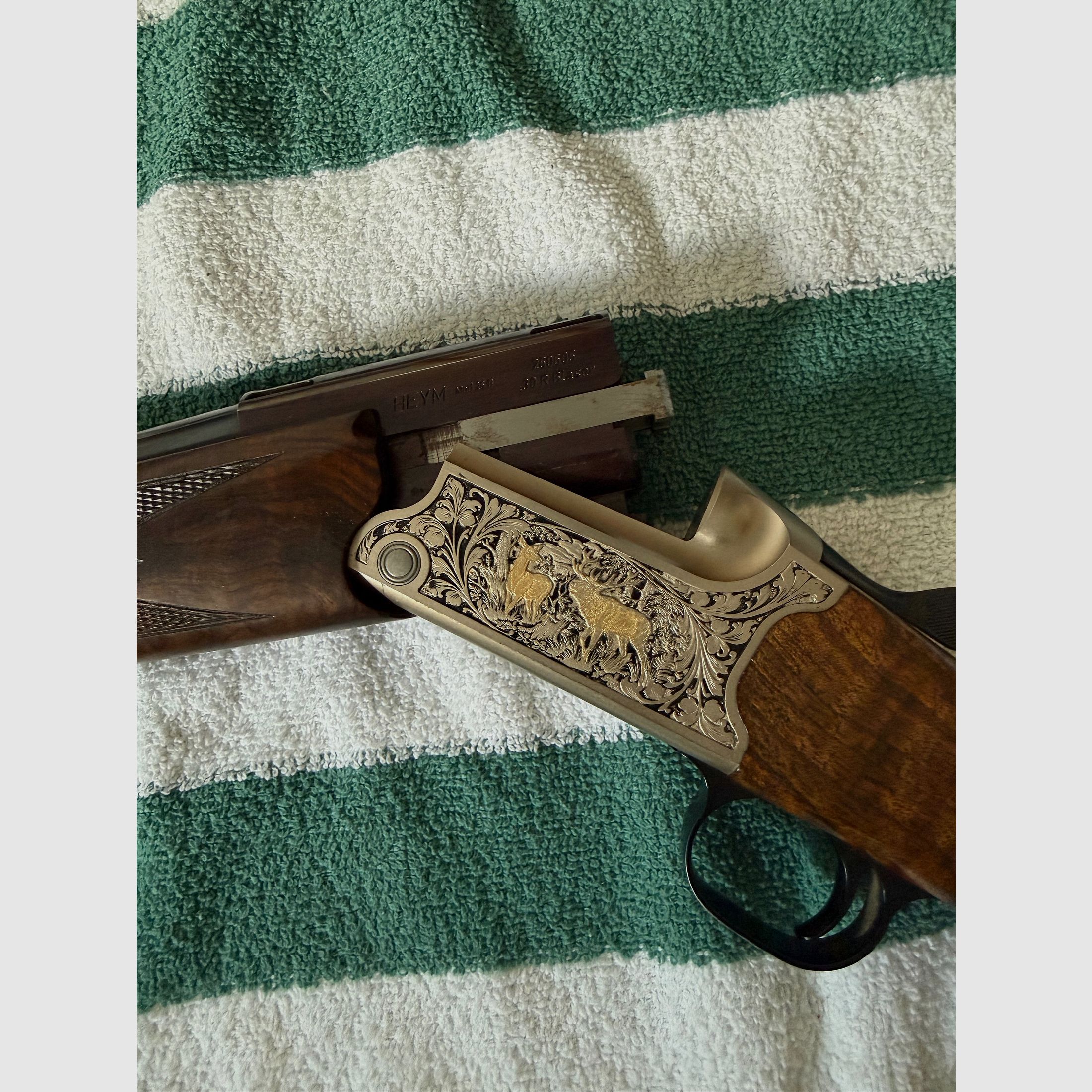 Heym 26B with engraving
