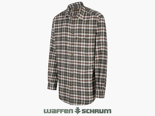 Böcker Hemd Vollzwirn Comfort Fit Grün kariert