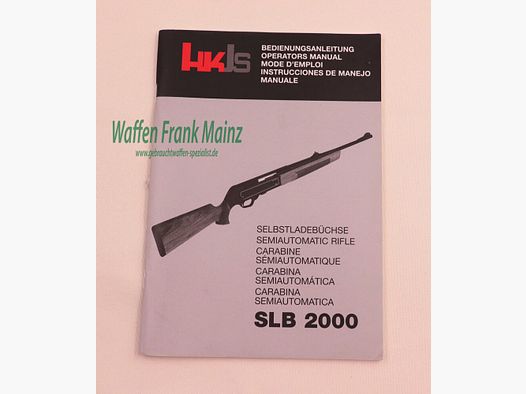 Heckler & Koch - Oberndorf Instrukcja obsługi SLB 2000
