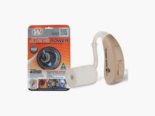 Walker's Elite HD POWER + 50 dB Gehoorversterker