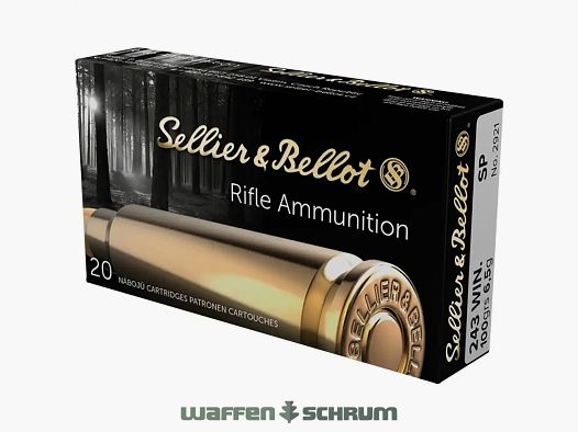 Sellier & Bellot Częściowa powłoka 6,5g - 100gr. .243Win