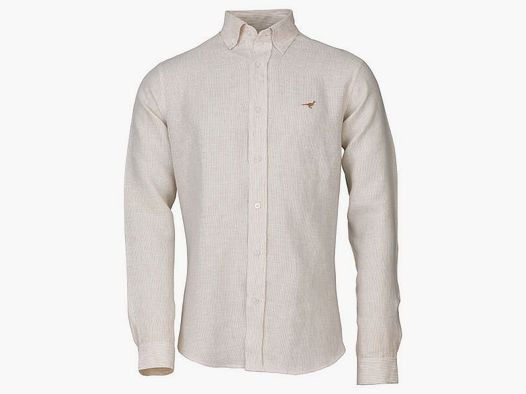Laksen Portofino Linen Skjorte Sand