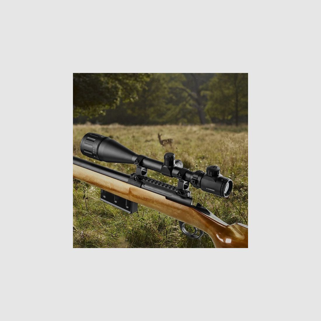 6-24x50 Zielfernrohr,6 - 24 fach Vergrößerung, 50 mm, 11mm Montagen, Jagd, Ziel