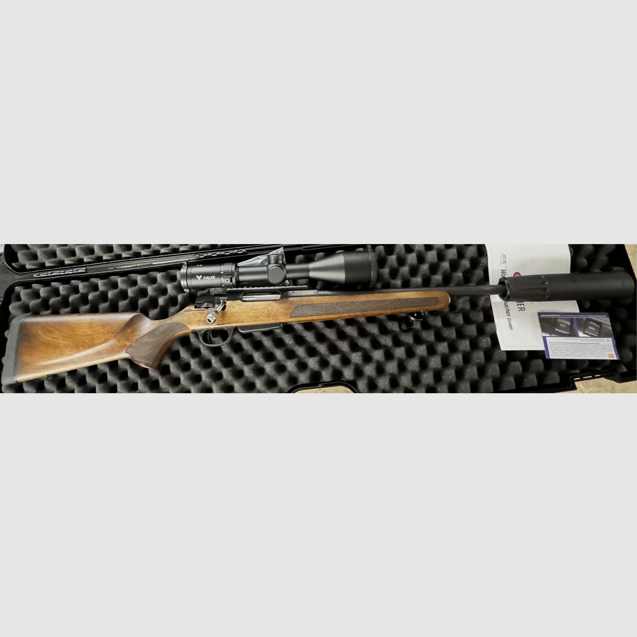 Brenner BR 20 . 308 Win, + SD21 + Falke 3-12*56 +Koffer