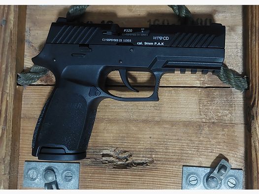 SigSauer P320 9 mm P.A.K (PTB 1038)