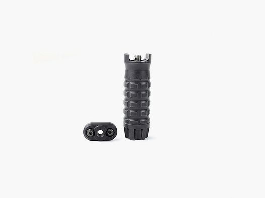 SAMSON MANUFACTURING CORP GRIPS SAMSON MANUFACTURING CORP VERTICAL GRIP M-LOK GRENADE MEDIUM POLYMER BLACK
