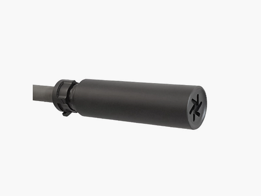Silenziatore Ase Utra DUAL762-BL MG, senza freno di bocca, Cerakote Nero