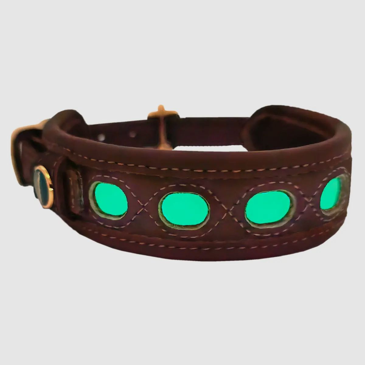 Niggeloh leather collar Lichtblick