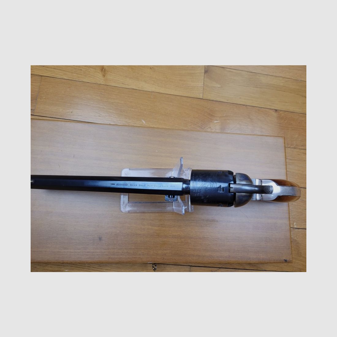 Zeer mooie Colt zwartpoeder revolver – Mod. 1851 Navy – ZELDZAAM COLT USA fabricage (niet Italiaans!) uit 1977 – 6 schoten – kaliber 36 – uitstekende staat, afbeelding 17 van 27