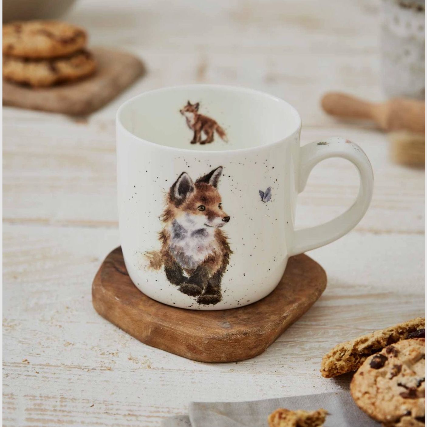 Wrendale Tasse 'Born To Be Wild' - Fuchs