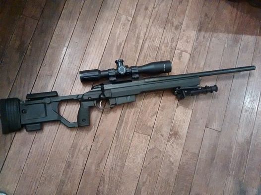 KRG X-Ray Calcio per Tikka T3 – Remington 700 Fisso (Nero, FDE, Green)