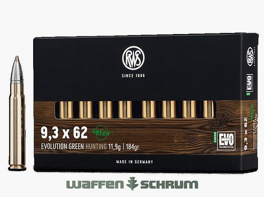 RWS 9,3x62 Evo Green 11,9g - 184gr
