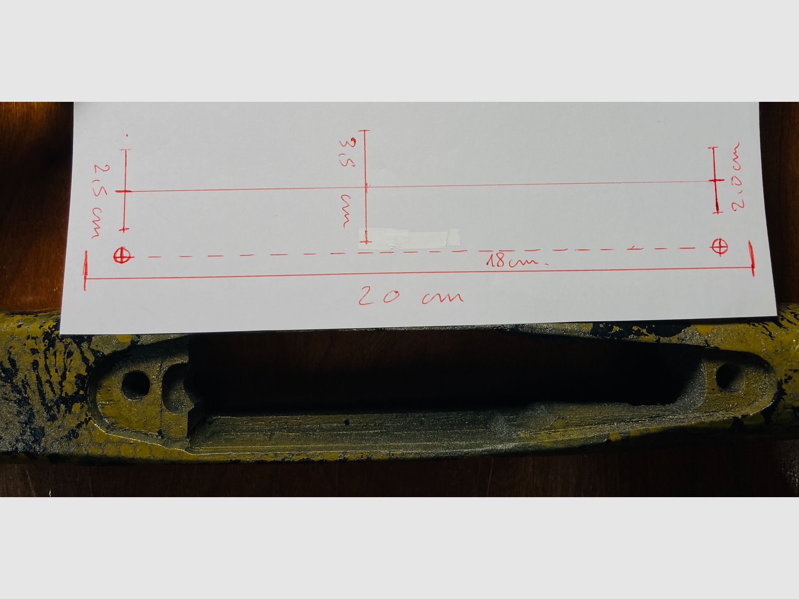 Stock en camo noyer pour les fusils Tikka T3 et T3X