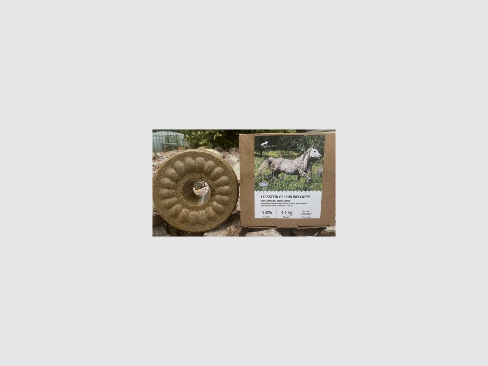 Wildlutscher Leckstein für Pferde und Ponys Chiasamen 1,8 kg