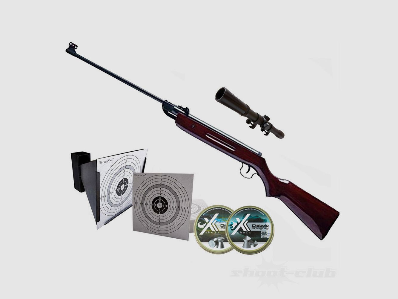 Norconia B2 Luftgewehr 4,5mm - Komplett-Set