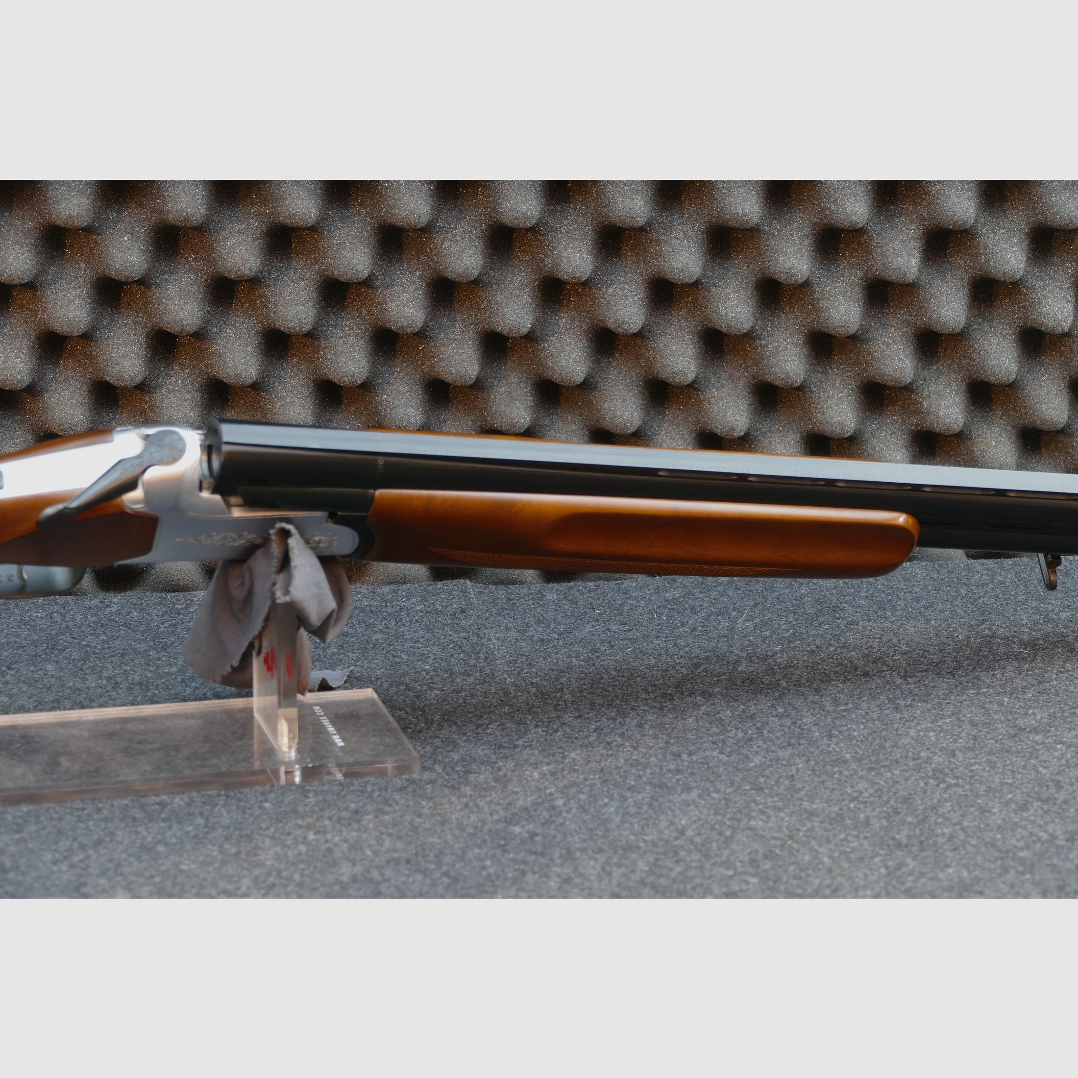 Luger – escopeta de doble cañón, cal. 12/70, perdigones de acero hasta 3,25 mm