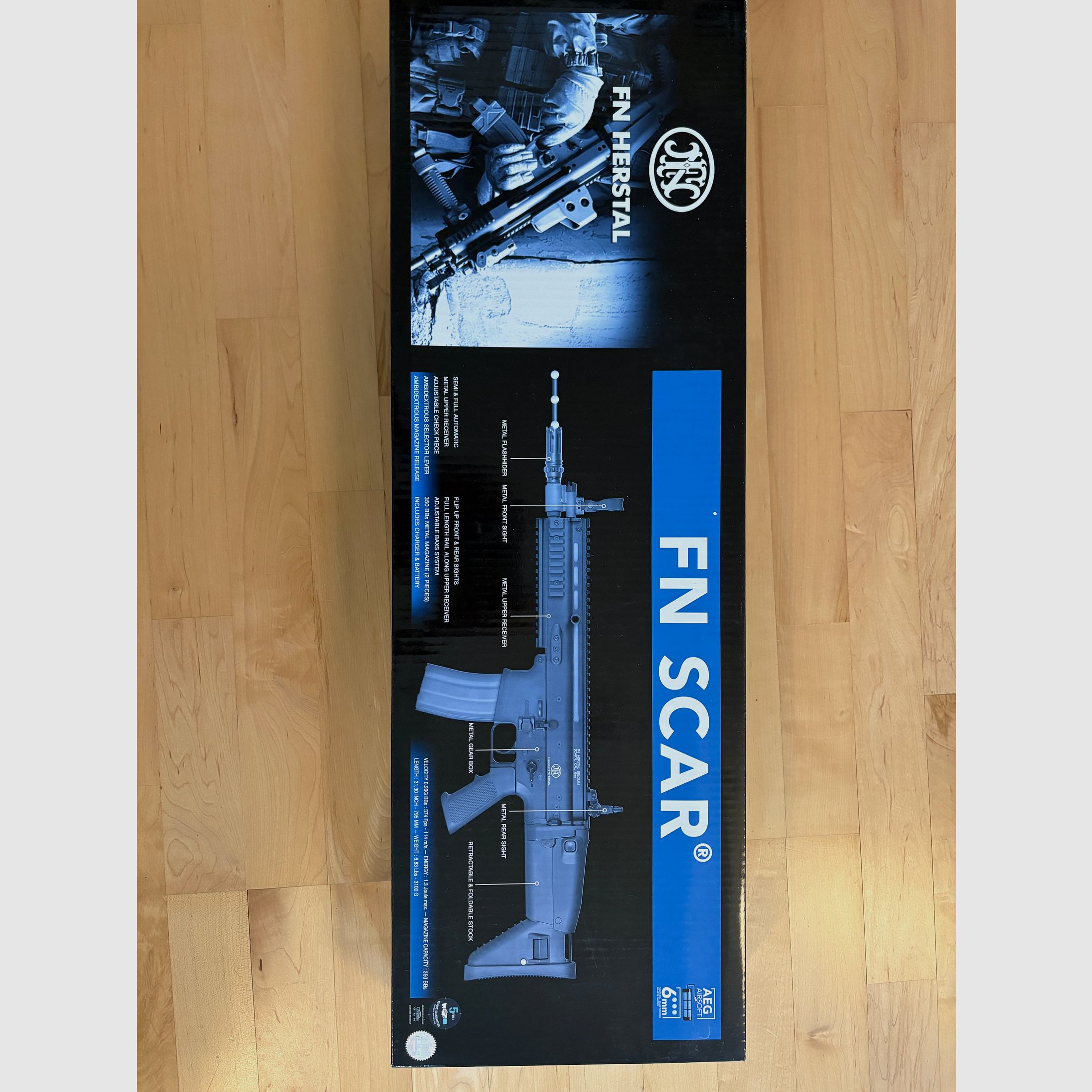 Softair Cybergun FN SCAR AEG, Kal. 6mm BB