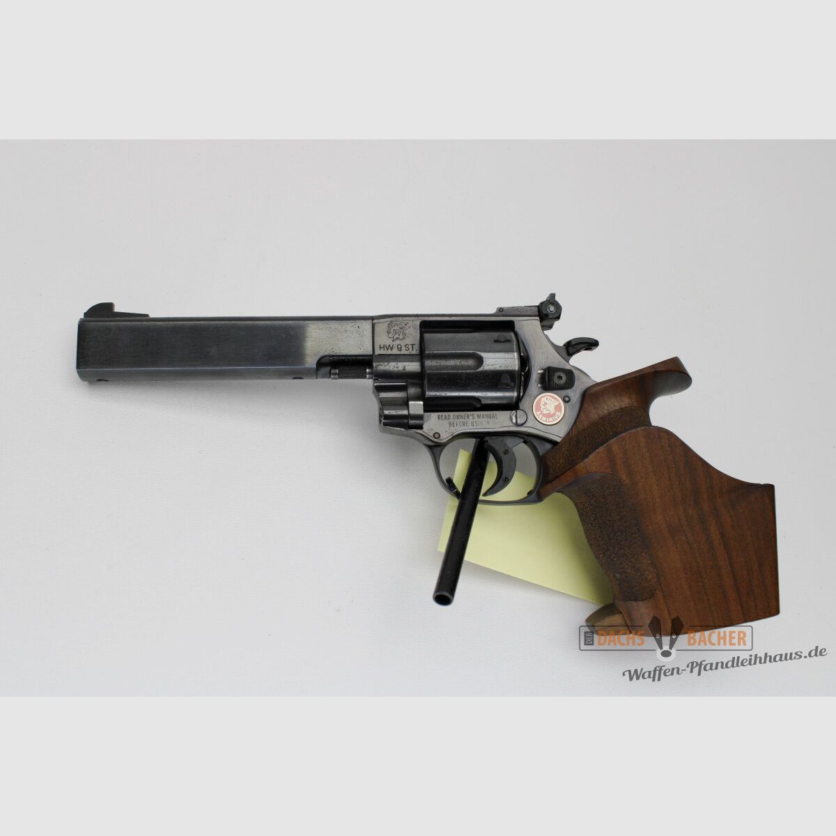 Revolver Arminus Weihrauch HW9 ST cal. .22lr con canna da 6", immagine 1 di 3