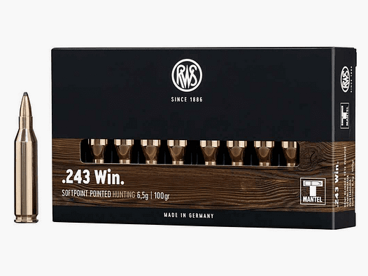 RWS .243 Win. TMS 100gr. - 20 pcs