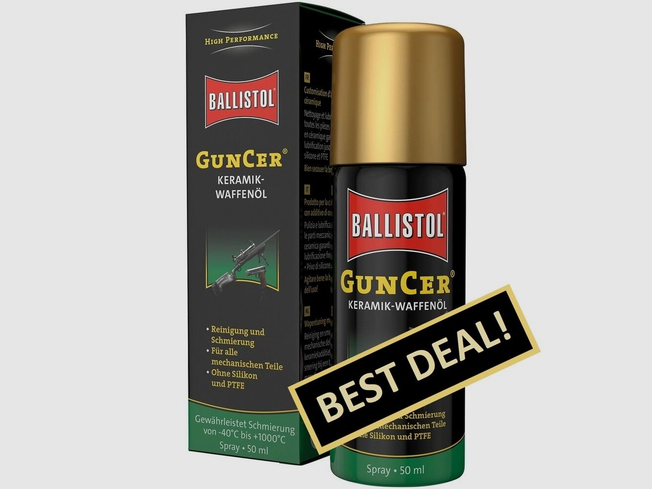 BALLISTOL Wapenolie GunCer Spray 50 ml