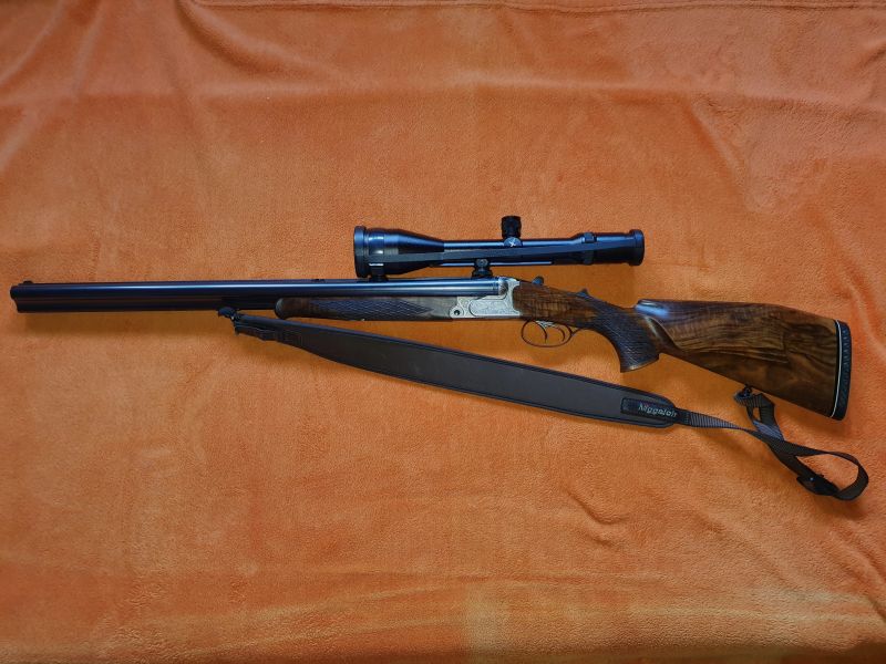 Krieghoff Drilling Plus .30R Blaser/.22 Hornet K+S Einstecklauf/12/70 er Schrot