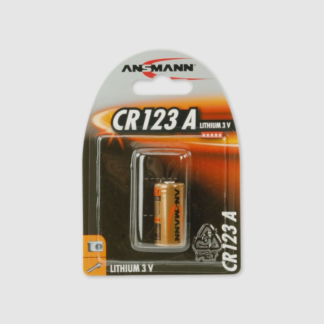 Pile Lithium CR123 3 volts - Ansmann
