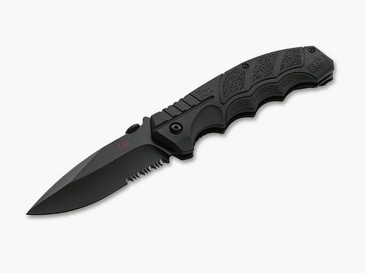 HECKLER & KOCH - Cuchillo SFP Tactical Folder Todo Negro
