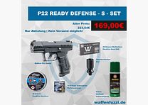 Walther P22 Ready Defense "S" Schreckschuss Set Kaliber 9mm PAK
