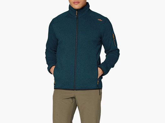 CMP Herren-Fleece Jacquard-Knit-Tech Grün