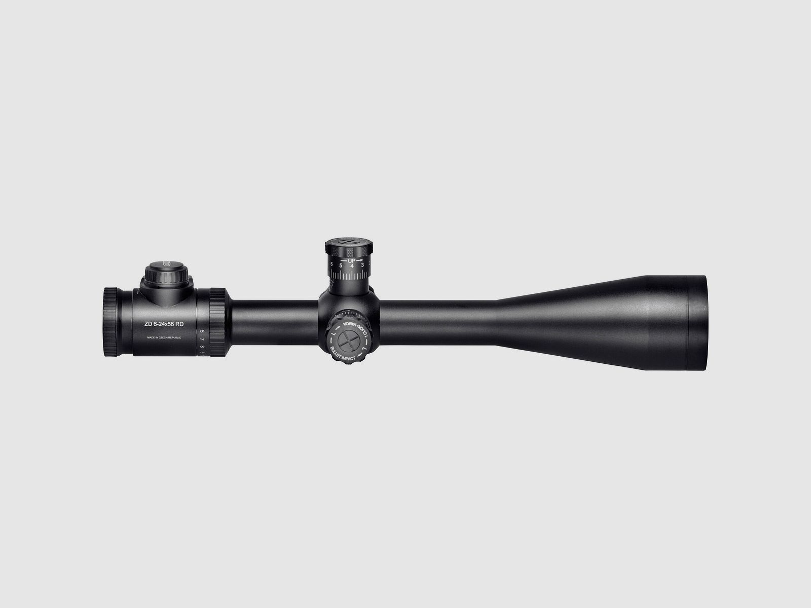 Meopta Zielfernrohr ZD 6-24x56 RD Absehen Mil-Dot 2 Absehen mit 1/4 MOA-Verstellung