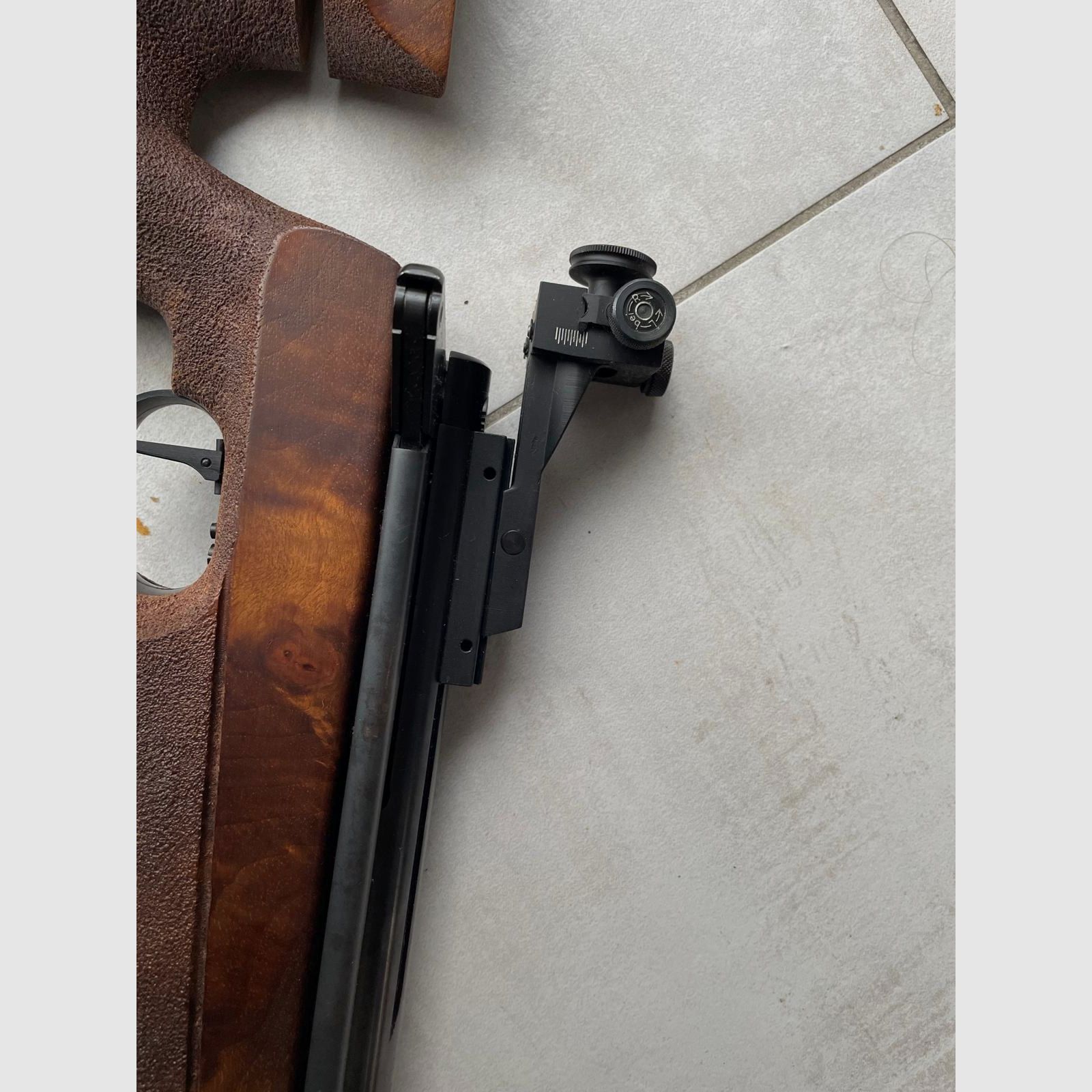 Walther LGR luftgewehr  Seitenspanner 